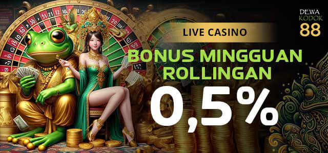 DEWAKODOK Promosi Live Casino Rolling 0,5%