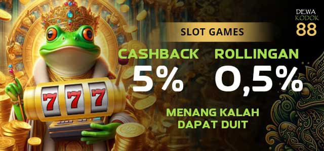 DEWAKODOK Bonus Member Slot Cashback 5% Rollingan 0.5%